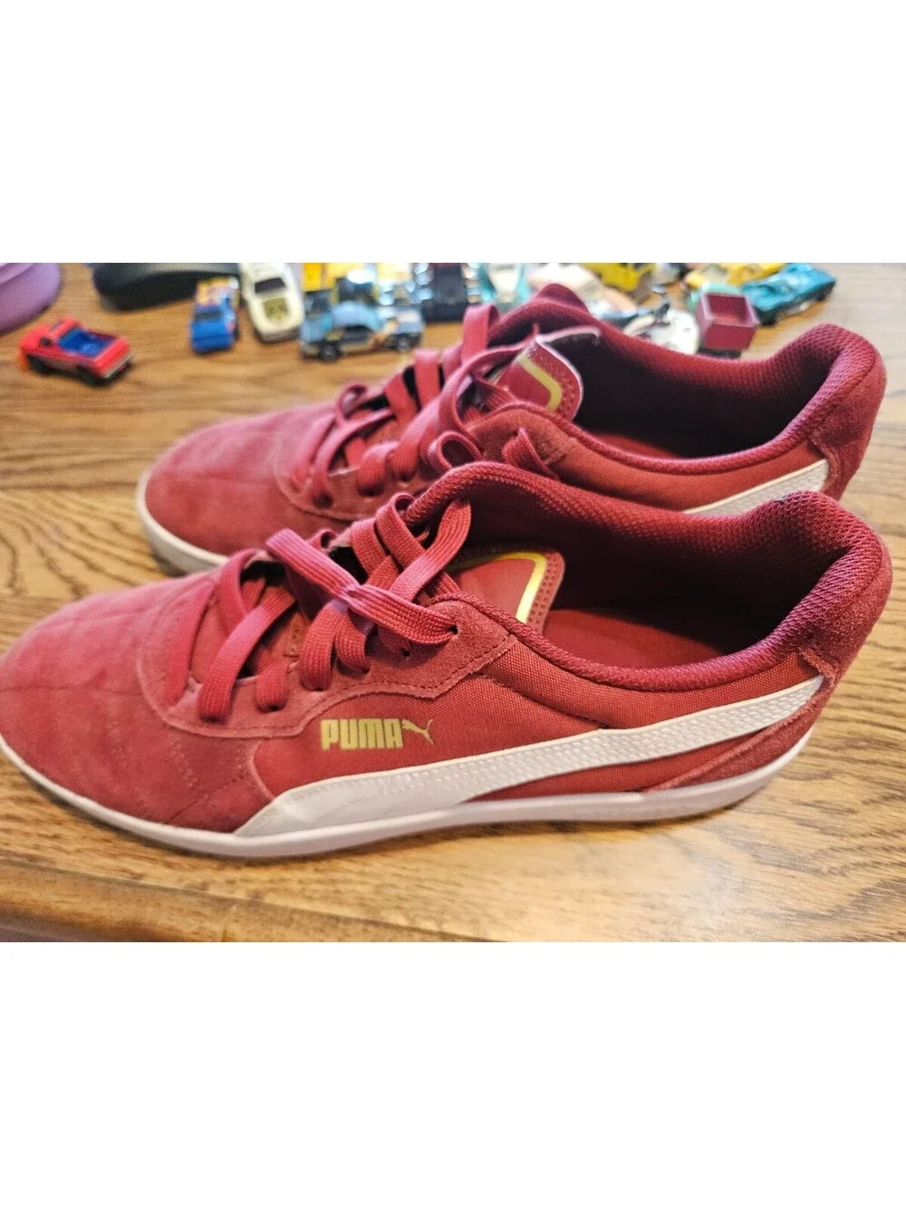 Puma Mens Astro Kick 369115-07 Red Casual Shoes Sneakers Size 10.5